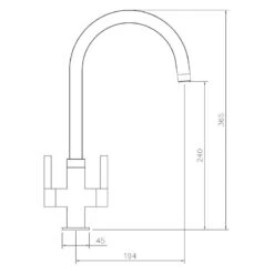 Abode Pico Monobloc Kitchen Mixer Tap Chrome 9 Abode Pico Monobloc Kitchen Mixer Tap Chrome -Home Bathroom abode at1226 4