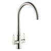 Abode Coniq R Monobloc Kitchen Mixer Tap Brushed Nickel -Home Bathroom abode at2124