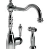 Abode Bayenne Single Lever Mono Sink Mixer With Handspray Chrome -Home Bathroom abode at3029