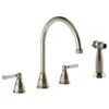 Abode Astbury 3 Part Sink Mixer With Hendon Handspray Pewter -Home Bathroom abode at3051