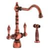 Abode Bayenne Monobloc Kitchen Mixer With Handspray Century Copper -Home Bathroom abode at3086
