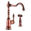 Abode Bayenne Single Lever Kitchen Mixer With Handspray Copper -Home Bathroom abode at3088