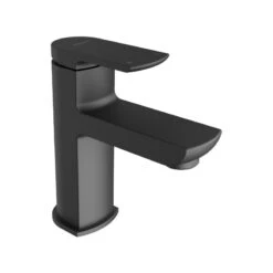 Aqualisa Downtown Pillar Tap Small Matt Black
