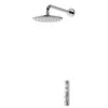 Aqualisa ISystem Smart Concealed Shower With Wall Head (HP/Combi) -Home Bathroom aqualisa isda1bfw21