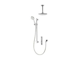 Aqualisa ISystem Smart Concealed With Adjustable & Ceiling Heads (HP/Combi)