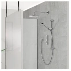 Aqualisa ISystem Smart Concealed With Adjustable & Wall Heads (HP/Combi) -Home Bathroom aqualisa isda1bvdvfw21 3