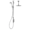 Aqualisa ISystem Smart Exposed With Adjustable & Ceiling Heads (HP/Combi) -Home Bathroom aqualisa isda1evdvfc21
