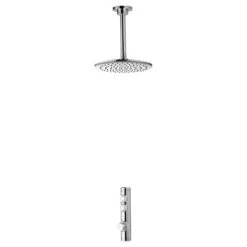 Aqualisa ISystem Smart Concealed Shower With Ceiling Head (Gravity Pumped)