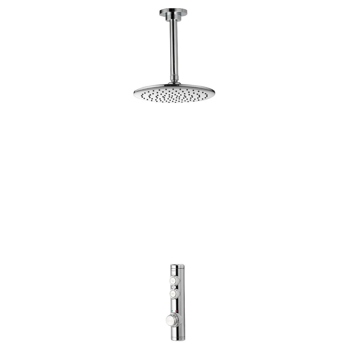 Aqualisa ISystem Smart Concealed Shower With Ceiling Head (Gravity Pumped) 3 Aqualisa ISystem Smart Concealed Shower With Ceiling Head (Gravity Pumped)
