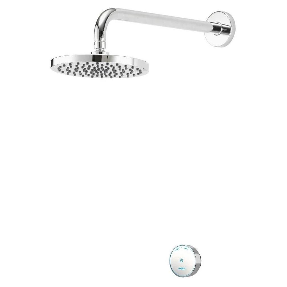 Aqualisa Quartz Blue Smart Shower With Fixed Head (HP/Combi) 3 Aqualisa Quartz Blue Smart Shower With Fixed Head (HP/Combi)