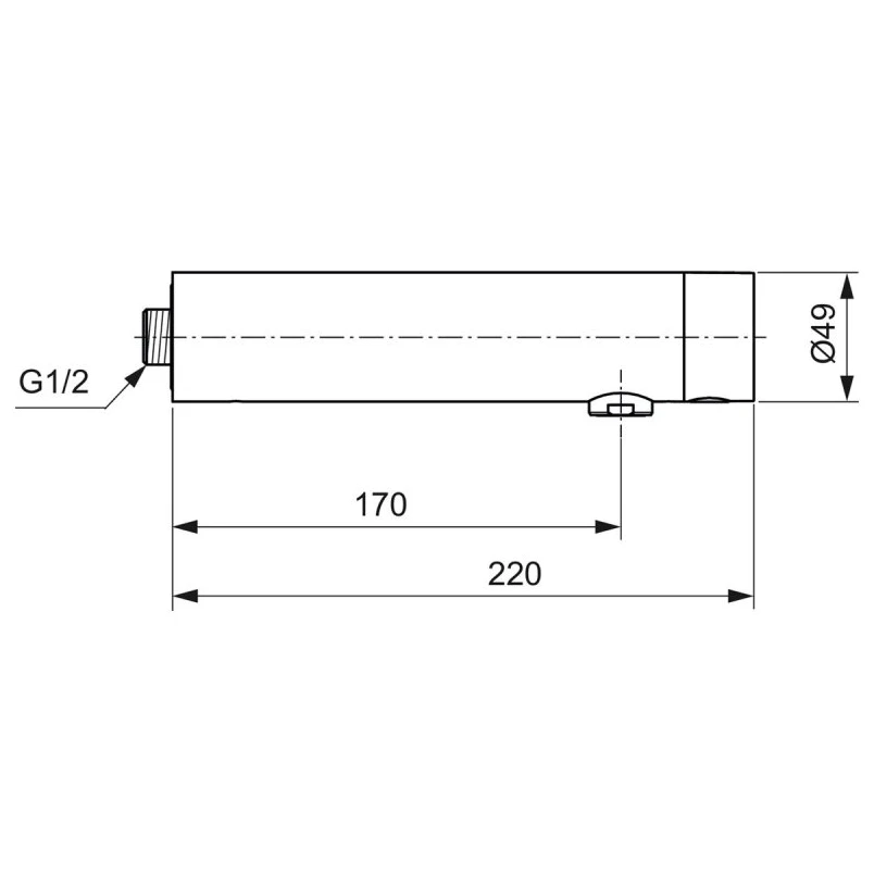 Armitage Shanks Sensorflow E Wall Basin Tap, Battery A7551 4 Armitage Shanks Sensorflow E Wall Basin Tap, Battery A7551 - Image 2