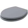 Bayswater Plummett Grey Fitzroy Traditional Toilet Seat -Home Bathroom bayswater bayf151