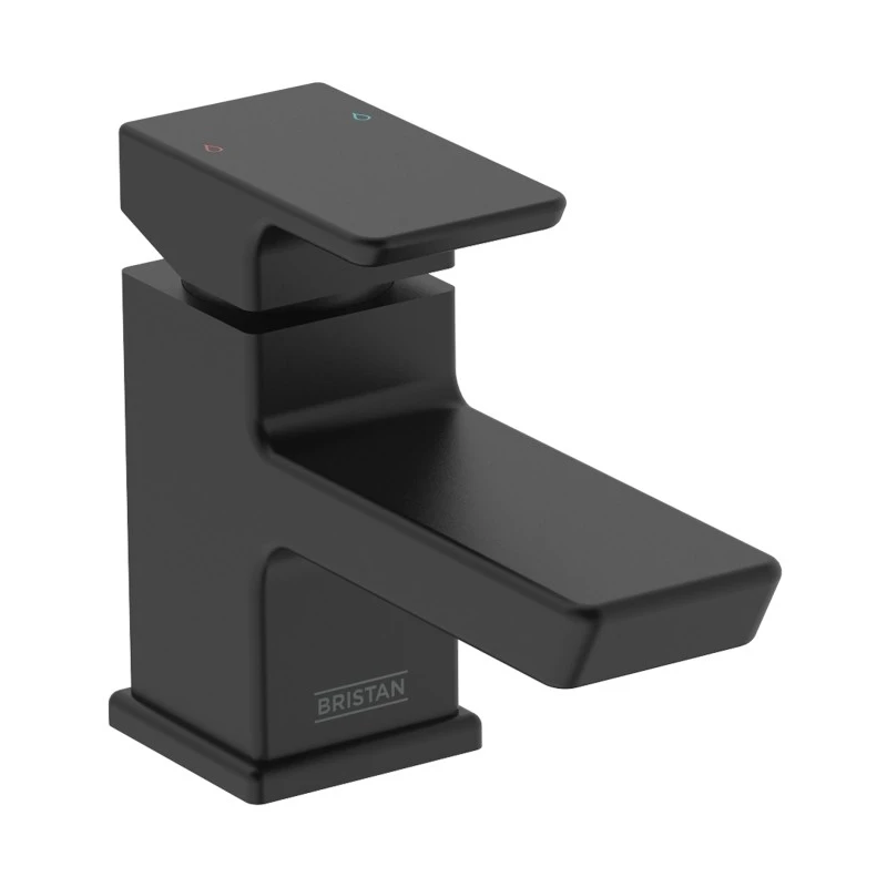 Bristan Cobalt Basin Mixer With Clicker Waste Black 3 Bristan Cobalt Basin Mixer With Clicker Waste Black
