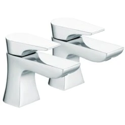 Bristan Hourglass Basin Taps Chrome