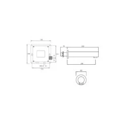 Bristan Infra Red Automatic Basin Wall Spout 5 Bristan Infra Red Automatic Basin Wall Spout -Home Bathroom bristan irws1 cp 2