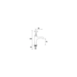 Bristan 1901 High Neck Pillar Taps 5 Bristan 1901 High Neck Pillar Taps -Home Bathroom bristan nhnkc 2