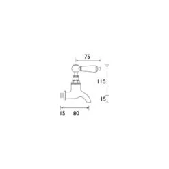 Bristan Renaissance Bib Taps -Home Bathroom bristan rsbibc 2