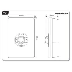 Triton Aspirante 9.5kW Contemporary Electric Shower Black Gloss 7 Triton Aspirante 9.5kW Contemporary Electric Shower Black Gloss -Home Bathroom btl dice0034 3