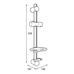 Triton Aspirante 9.5kW Contemporary Electric Shower Brushed Steel -Home Bathroom btl dice0042 2