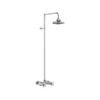 Burlington Eden Single Outlet Bar Valve With Rigid Riser & Rose -Home Bathroom burlington bef1s v16