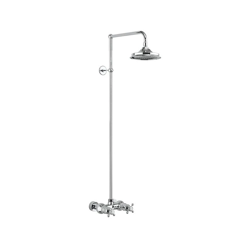 Burlington Eden Single Outlet Bar Valve With Rigid Riser & Rose 3 Burlington Eden Single Outlet Bar Valve With Rigid Riser & Rose