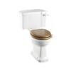 Burlington Rimless Close Coupled Toilet, 52cm Lever Cistern 1 Burlington Rimless Close Coupled Toilet, 52cm Lever Cistern -Home Bathroom burlington p20 c1