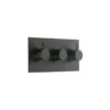 Cifial Black 3 Control Thermostatic Valve, Landscape, 2 Outlets -Home Bathroom cifial 600l32th 614