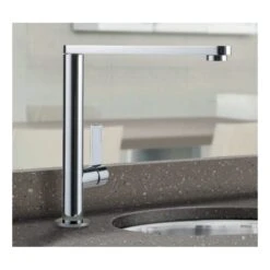 Clearwater Pyxis Mono Sink Mixer With Swivel Spout Brushed