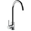 Clearwater Elara Compact Sink Mixer With Swivel Spout Brushed -Home Bathroom clearwater cw02590bn