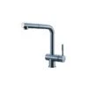 Clearwater Mercury Sink Mixer With Pull-Out Aerator Steel -Home Bathroom clearwater mer2ss