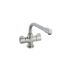 Clearwater Ultra Mono Sink Mixer Mixer With Swivel Spout Brushed