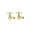 Deva Tudor Basin Taps Gold -Home Bathroom deva tud01 501