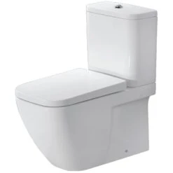 Essential Fuchsia Close Coupled Back To Wall Pan, Cistern & Soft Close Seat