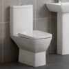 Essential Jasmine Close Coupled Pan, Cistern & Soft Close Seat -Home Bathroom essential ec5007 ec5008 ec5010
