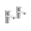 Essential Osmore Basin Pillar Taps Chrome -Home Bathroom essential et1005