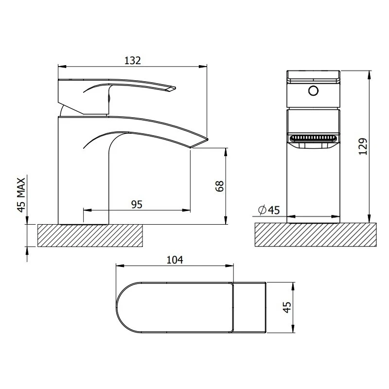 Essential Mantaro Mini Basin Mixer With Click Waste Chrome 4 Essential Mantaro Mini Basin Mixer With Click Waste Chrome - Image 2