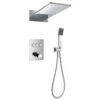 Flova GoClick 3 Way Shower Set With Rainshower & Handshower -Home Bathroom flova ant3wpk1