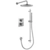 Flova Levo 2 Way Shower Set Square Brushed Nickel -Home Bathroom flova bn lvt2wpk2 sq