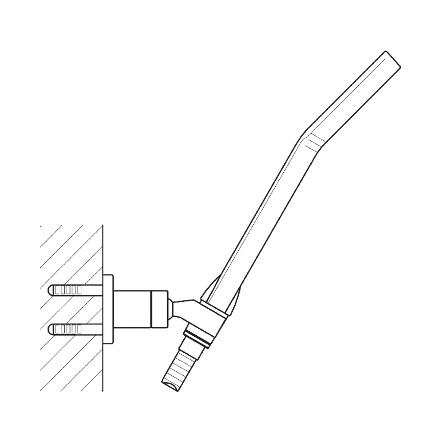 Flova Dekka Handset Kit With Handset, Hose & Wall Bracket 4 Flova Dekka Handset Kit With Handset, Hose & Wall Bracket - Image 2