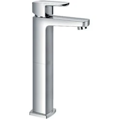 Flova Dekka Tall Single Lever Basin Mixer With Clicker Waste
