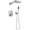 Flova Fusion GoClick Shower Set With Rainshower & Handshower -Home Bathroom flova fnt4wpk1
