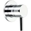 Flova Levo Manual Shower Mixer With Dual Outlet Round Backplate -Home Bathroom flova lvshvos