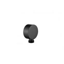 Flova Round Wall Outlet Elbow Matt Black