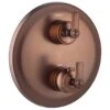 Flova Liberty Slim Single Outlet Shower Trim Kit Only Bronze 2 Flova Liberty Slim Single Outlet Shower Trim Kit Only Bronze -Home Bathroom flova orb li1trim