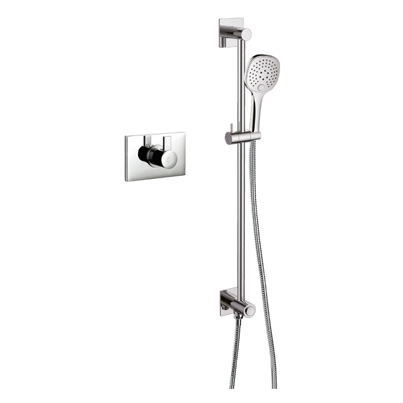 Flova Str8 Thermostatic Shower With GoClick Slide Rail Kit 3 Flova Str8 Thermostatic Shower With GoClick Slide Rail Kit