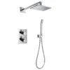 Flova Str8 Thermostatic 2 Outlet Shower Set 2 Flova Str8 Thermostatic 2 Outlet Shower Set -Home Bathroom flova st2pk1
