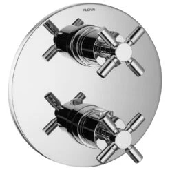 Flova XL Slim Round 3 Outlet Shower Trim Kit Only