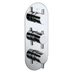 Frontline Aquaflow Italia Evoke Triple Concealed 2-Way Shower Valve