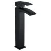 Frontline Aquaflow Onyx Black Tall Basin Mixer 2 Frontline Aquaflow Onyx Black Tall Basin Mixer -Home Bathroom frontline biqony30