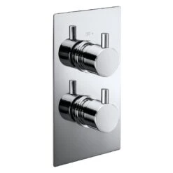 Frontline Aquaflow Italia Pure Twin Concealed Thermostatic Shower Valve